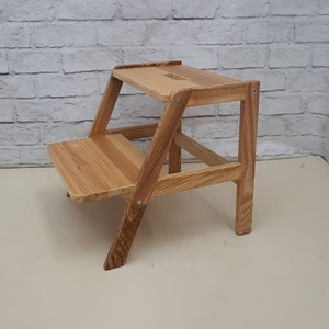 Step stool, stepladder, wooden stepladder, stool, wooden ladder, wooden toddler stools, stool for home, wooden step stool, kitchen ladder