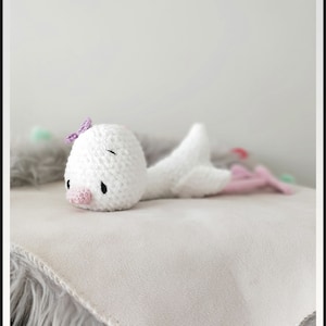 Lucy the baby swan -&gt; PDF Amigurumi Crochet Pattern