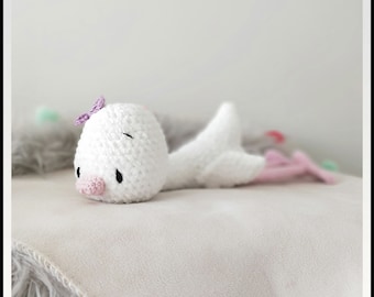 Lucy the baby swan -> PDF Amigurumi Crochet Pattern