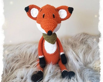 Finnie the Fox -> Amigurumi crochet pattern!