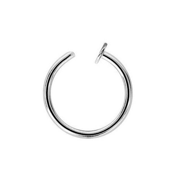 18g Nose Ring Stopper, Nose Hoop, Nose Jewelry..Comes in 18g - 6, 7, 8, 9 or 10mm