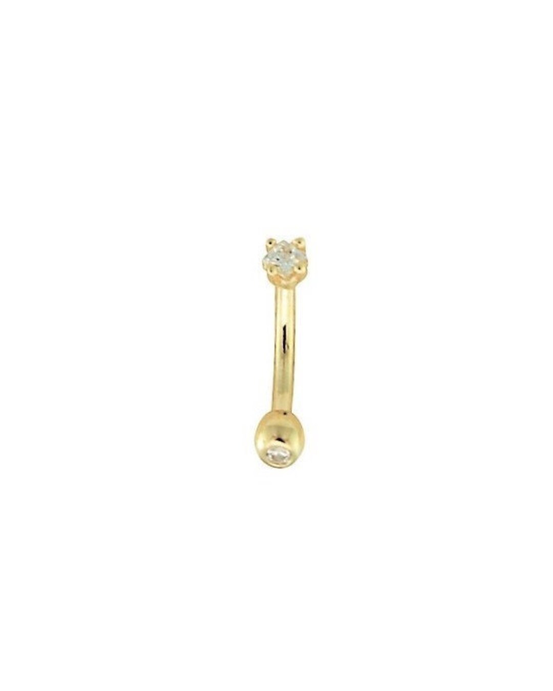 Beautiful 14k Solid Gold Rook Piercing,daith,cartilage,eyebrow Ring ...