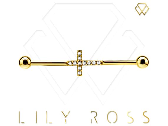 16 Mm Gold-Tone Straight Spiked Surgical Steel Barbell | In Stock! | Otsu - Foto 10