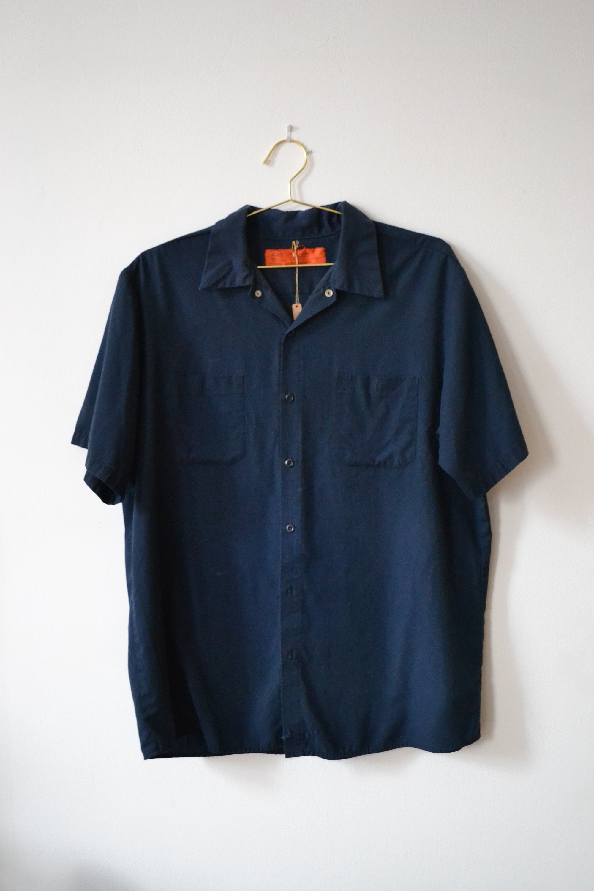 トップス M hand work used wash checkersfrag shirt M hand work used wash checkersfrag shirt