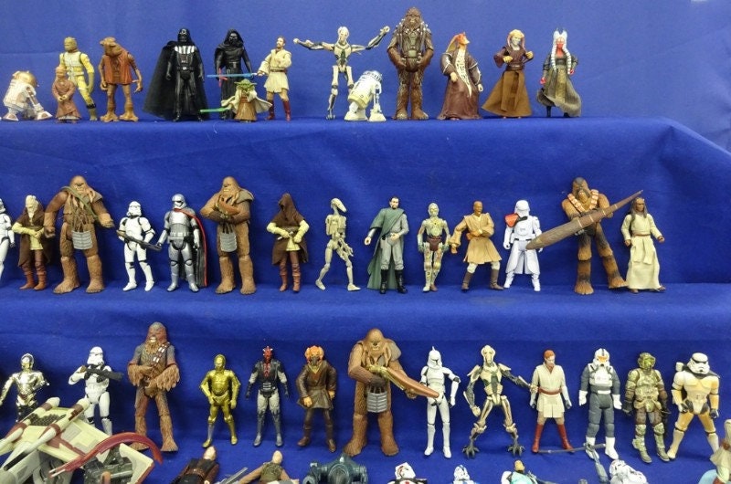 Any 10 Star Wars Action Figures Accessories Starships or any Etsy