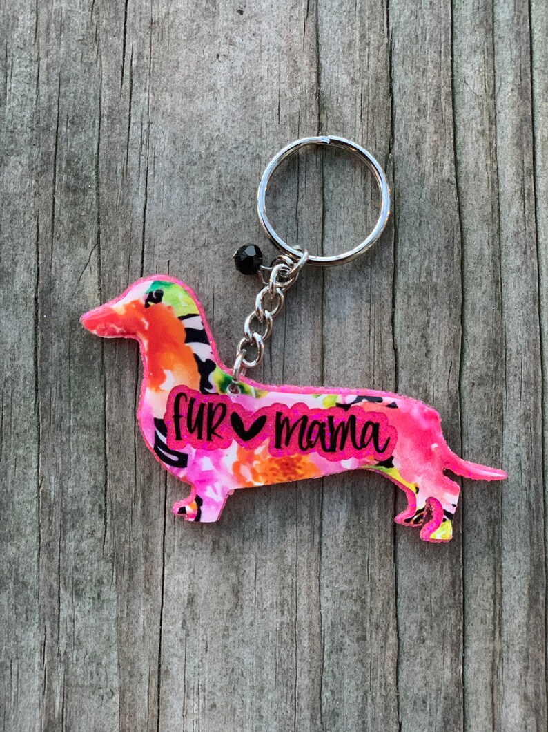 dachshund keychain