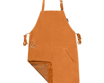 Leather BBQ Kitchen Apron for Men Women - Kitchen Apron - BBQ Apron - Cooking Apron - Butchers Apron - Barista Apron - Grilling Apron