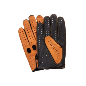 Men's Reverse Stitched Leather Driving Gloves image 9