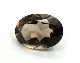 Beautiful Oval Cut 11.41 Carat Smoky Quartz