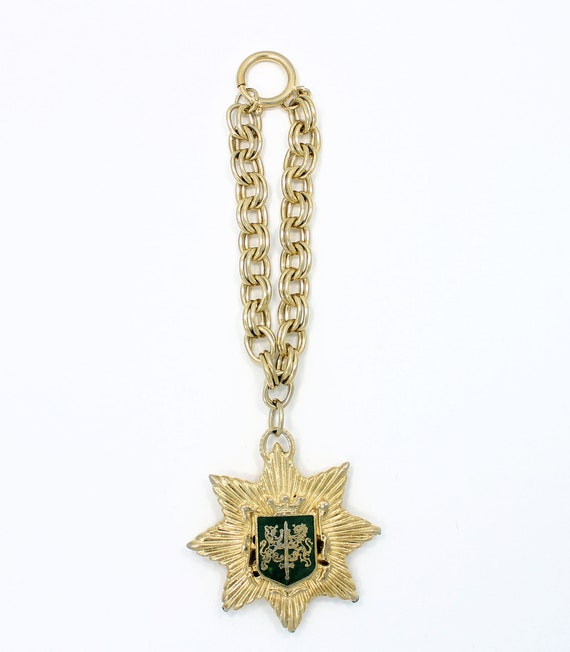 Vintage "Bretagne A Ma Vie" Shield Design Bracelet