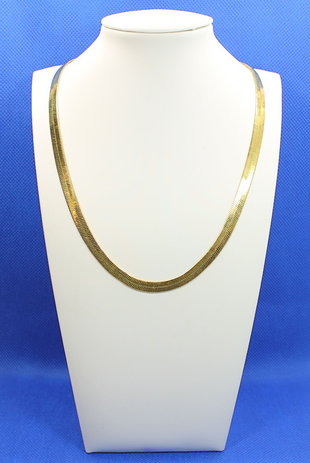 Mystic Eye - Gold Herringbone Necklace