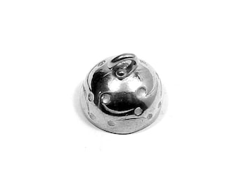 Ornate Dome Sterling Silver Pendant
