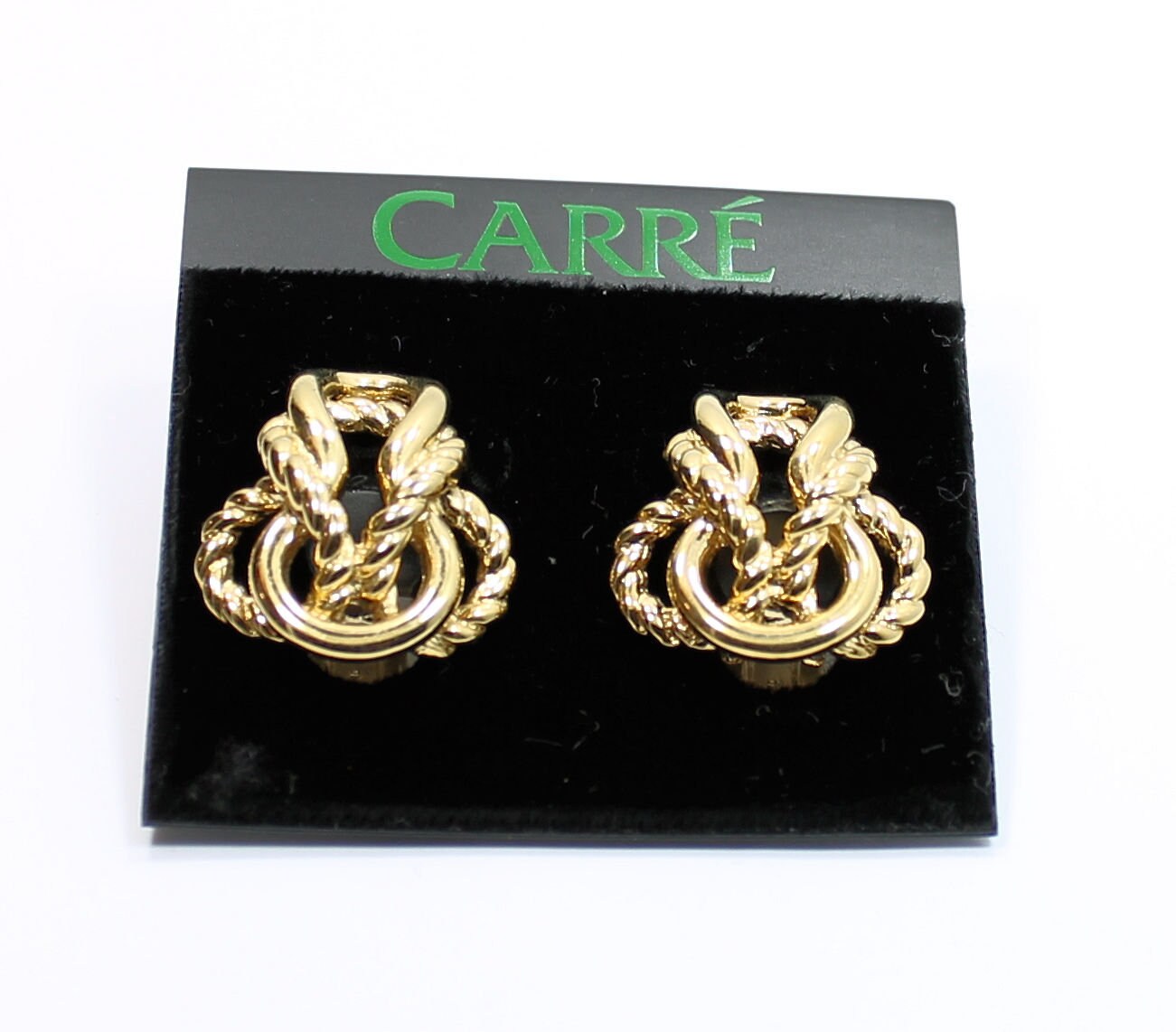 ◆VINTAGE HOLLYWOOD◆ Knotted Ring Earrings VH2479EA009M il_fullxfull.3536771224_qf9m.jpg