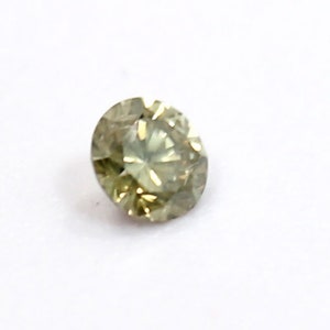 0.41 Ct  Natural Greyish Yellow Diamond