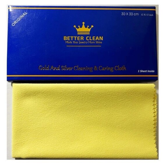 2 Gold Silver Platinum Cleaning and Caring Cloth 