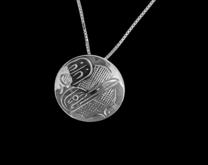 Indigenous Raven Pendant Native Pendant Raven Raven - Etsy