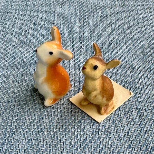 Hagen-Renaker Rabbits Figurines