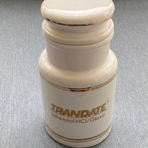 Vintage Apothecary Jar- Trandate