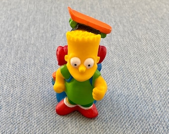 Vintage Bart Simpson Camping Figure (1990)
