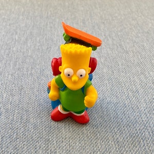 Vintage Bart Simpson Camping Figure