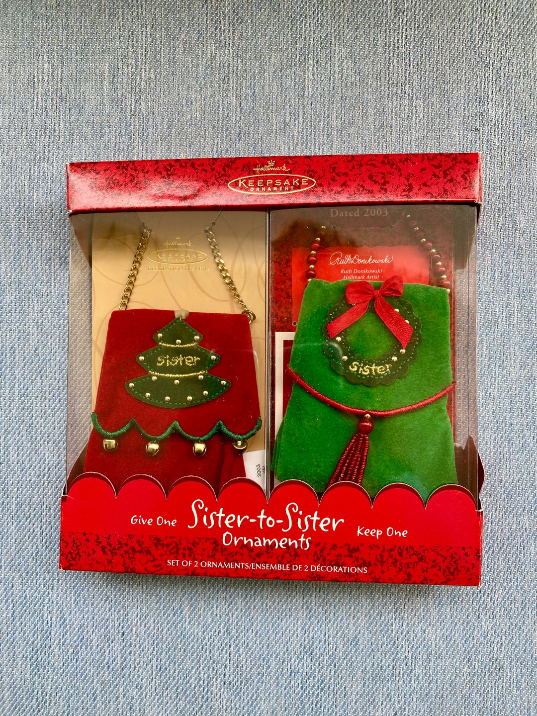 Hallmark Keepsake sister to Sister Ornament Etsy