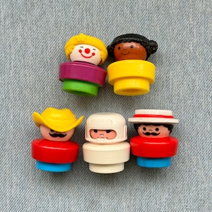 Fisher Price (1990) Little People Set of 5