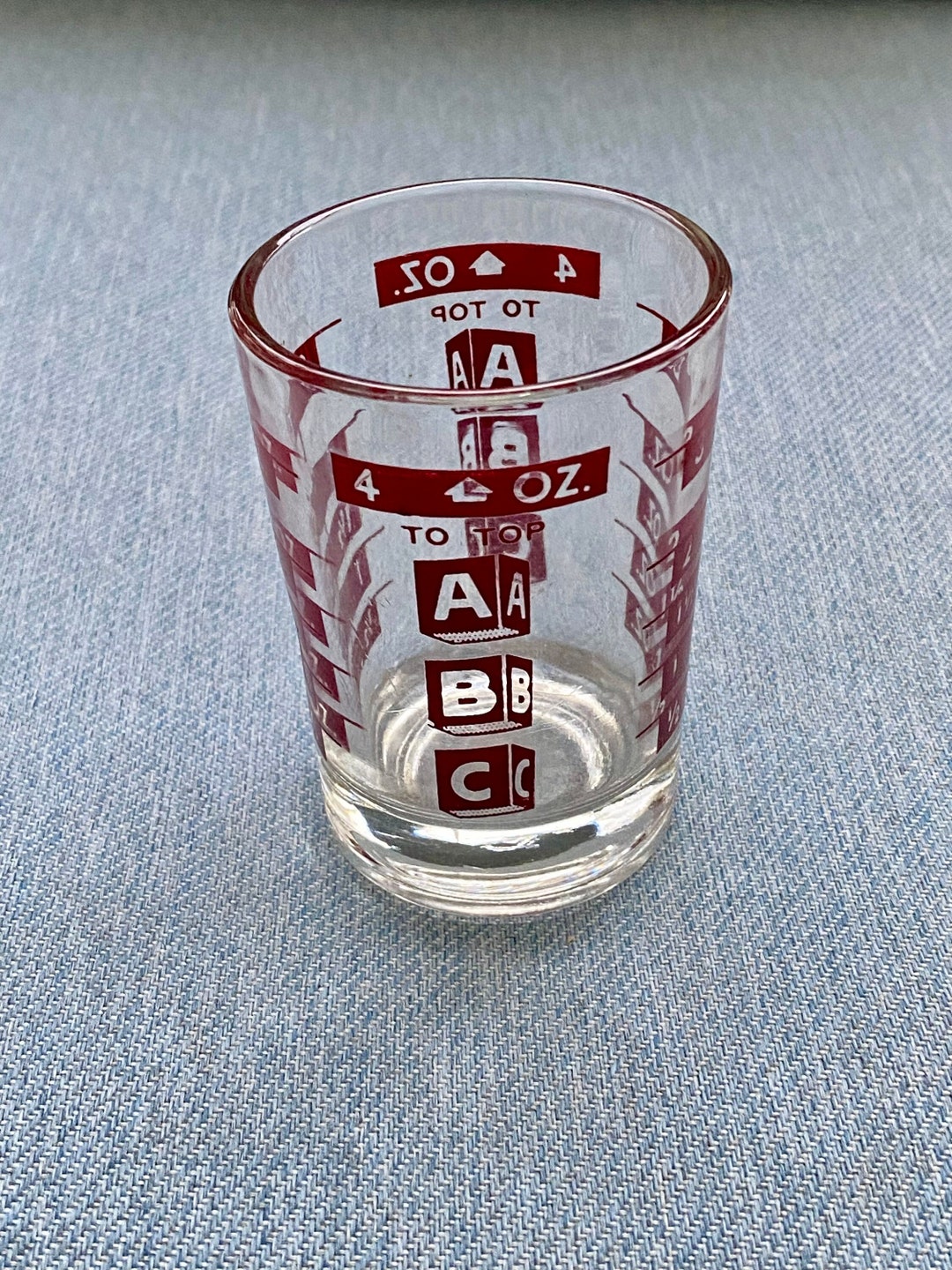 ABC Liquor 4 Oz Shot Glass Etsy