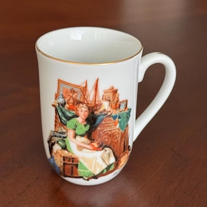 Norman Rockwell Mug- “Dreams In The Antique Shop”