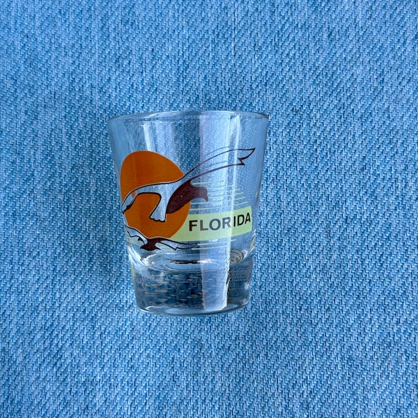 Florida Souvenir Shot Glass 70s