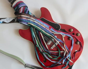 Handmade cotton multi-color scarf. Casual Six Tentacle.