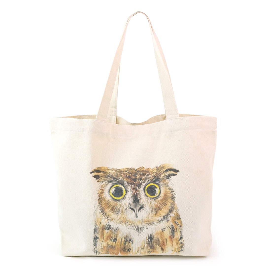 Animal Canvas Tote Bag Heavy Duty Gusseted, Handmade From 12-ounce 100% ...