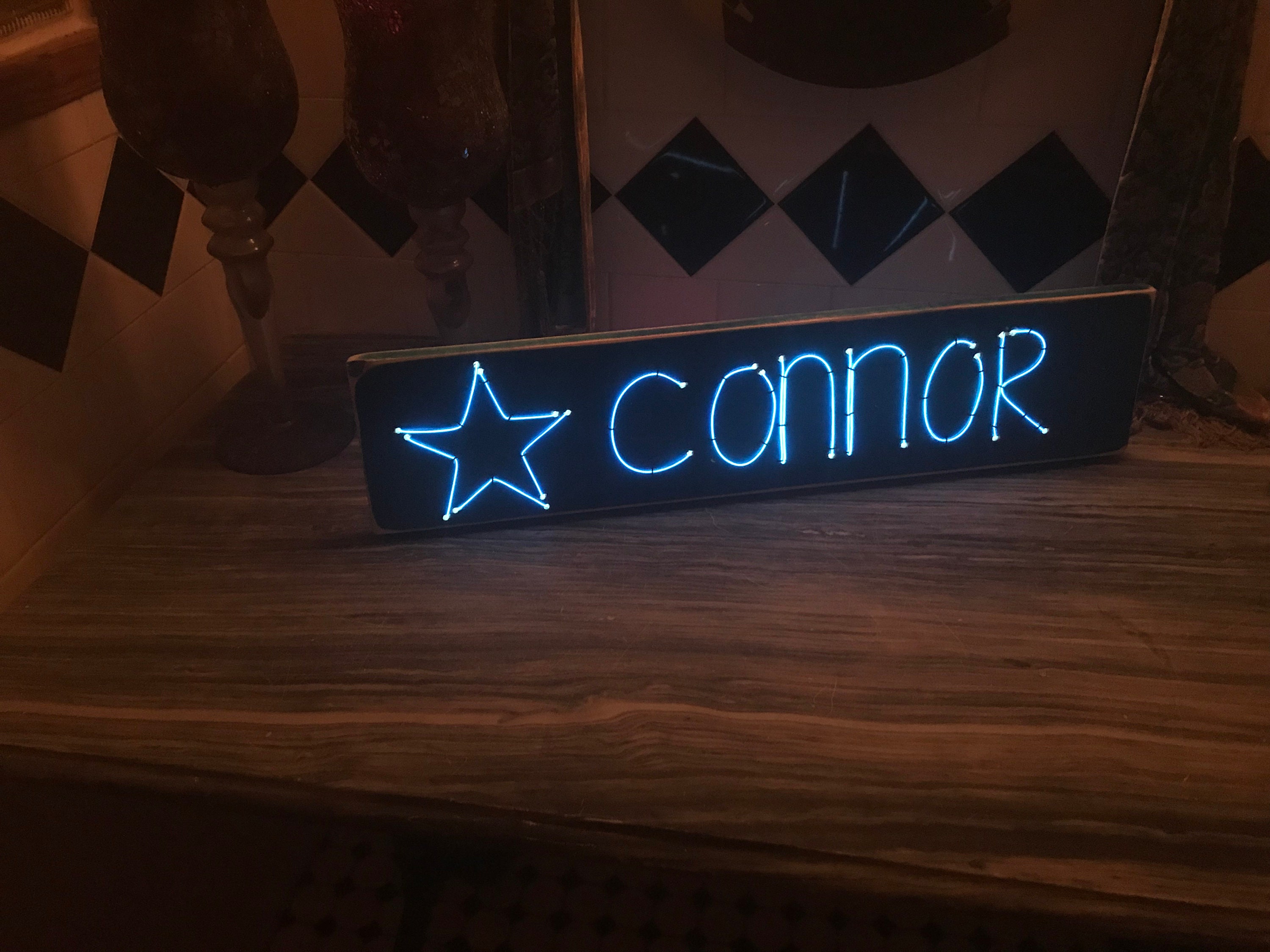Faux Neon Sign Custom Wedding Gifts Personalized Decor | Etsy