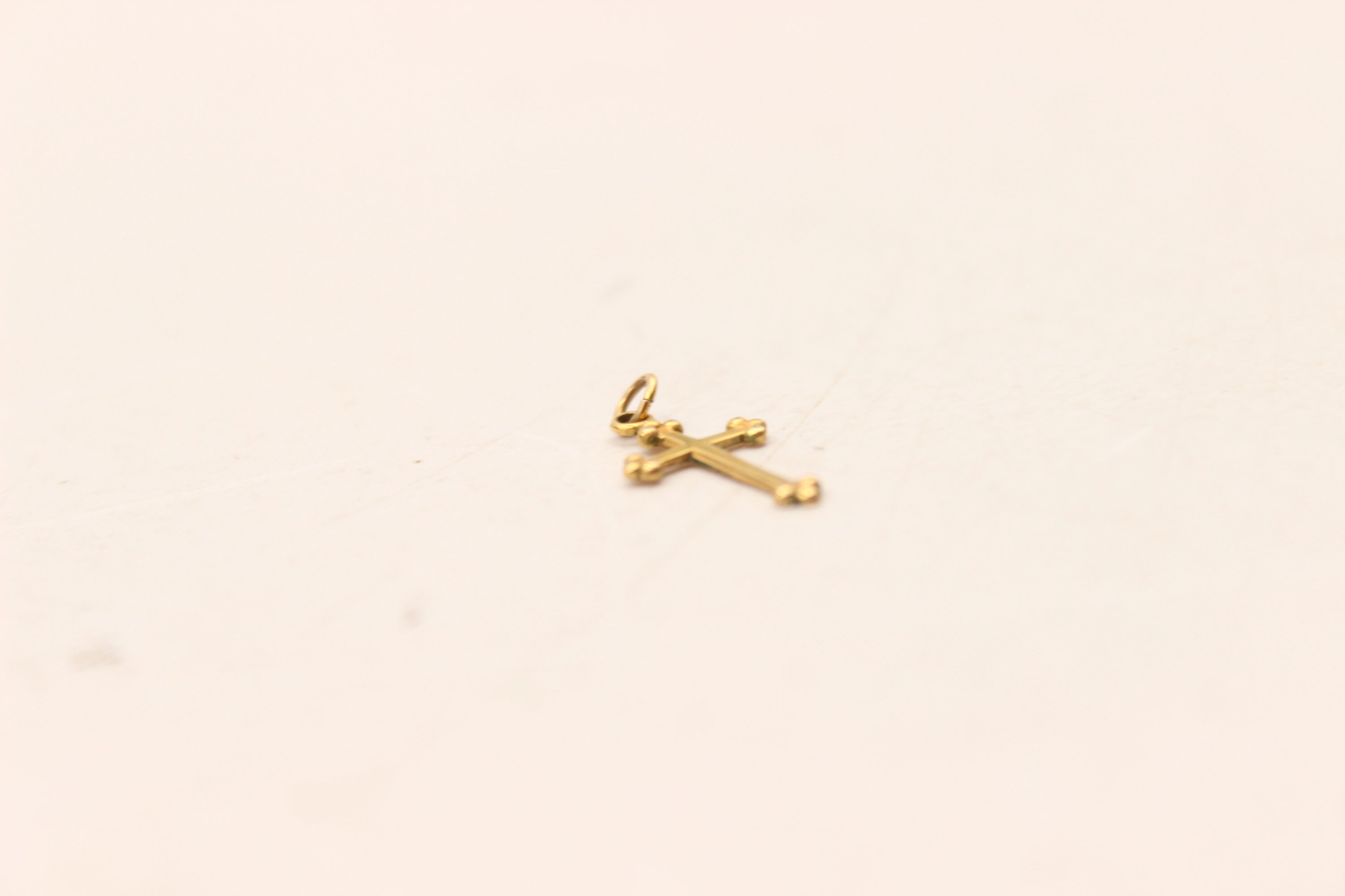 COURONNE◆Manon Mini Cross 10 Camel yellow Tecimer Jewellery Necklace N1205-14Y | Damiani Jewellers