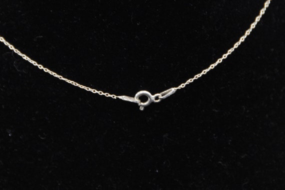 Stunning Dance Necklace 18” CZ Sterling Silver 92… - image 5