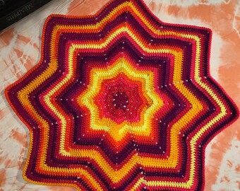 Crochet Star Baby Blanket Pattern Etsy