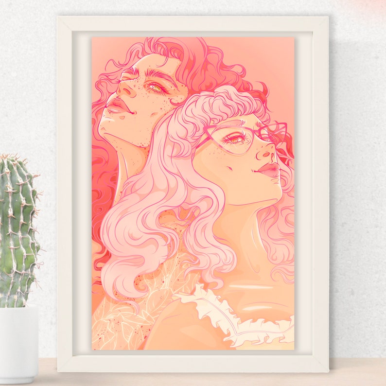 Delilah Green Doesn't Care Illustration Ashley Herring Etsy