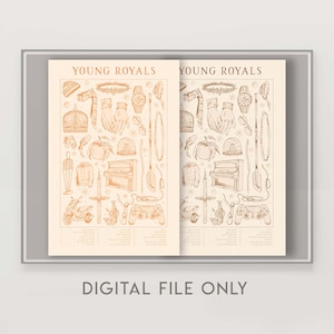 DIGITAL FILE - YOUNG ROYALs | Illustration Print