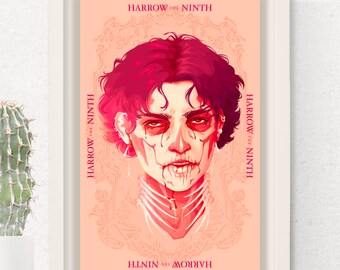 Harrow the Ninth   |   Portrait   |   Inspired by the novel from Tamsyn Muir   |   Illustration