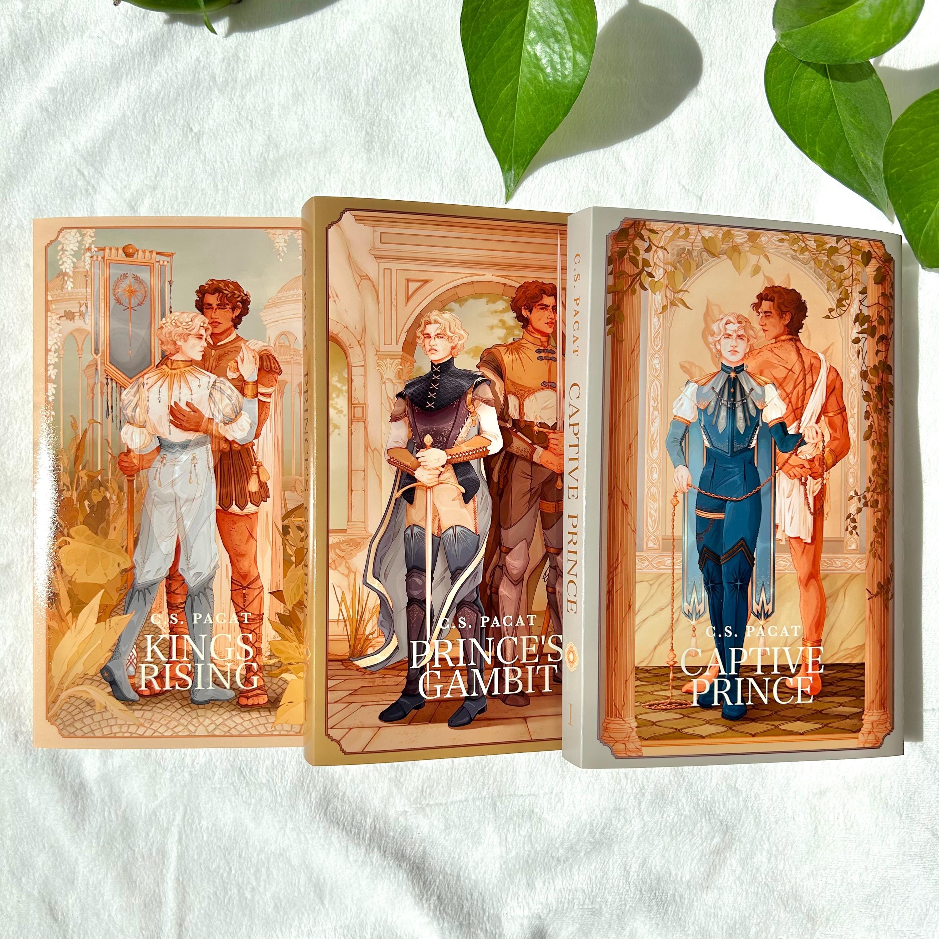 Set of 3 Dust jackets   |   Captive Prince Series   |   C.S. Pacat