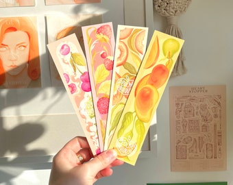 Bookmarks Sets | Fruity & Bookish Bookmarks