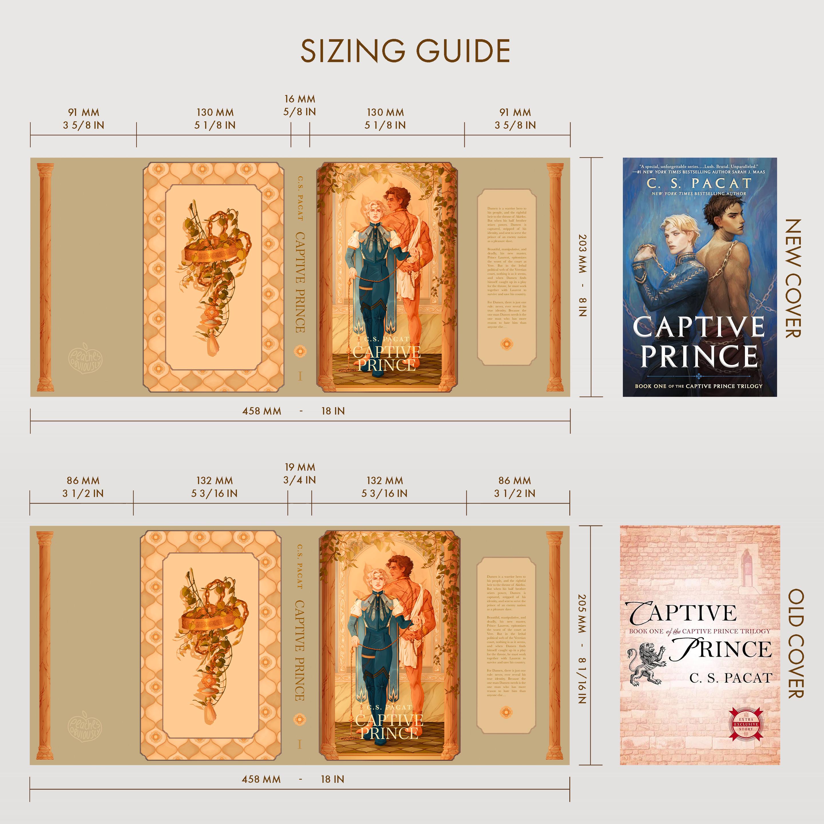 Set of 3 Dust Jackets | Captive Prince Series | C.S. Pacat - Etsy