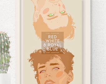 Red, White & Royal Blue by Casey McQuiston | Jade | Illustration | Print