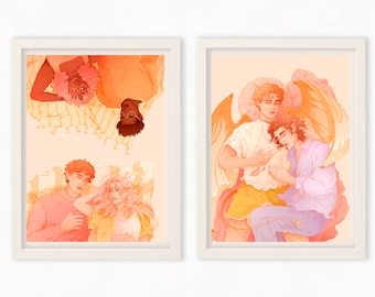 Simon Snow y Baz Pitch / Any Way The Wind Blows Rainbow Rowell / Ilustración / Láminas