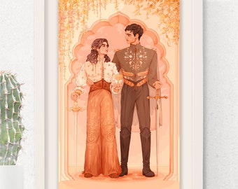 A Taste of Gold & Iron   |   Kadou and Evemer   |   Alexandra Rowland   | Illustration