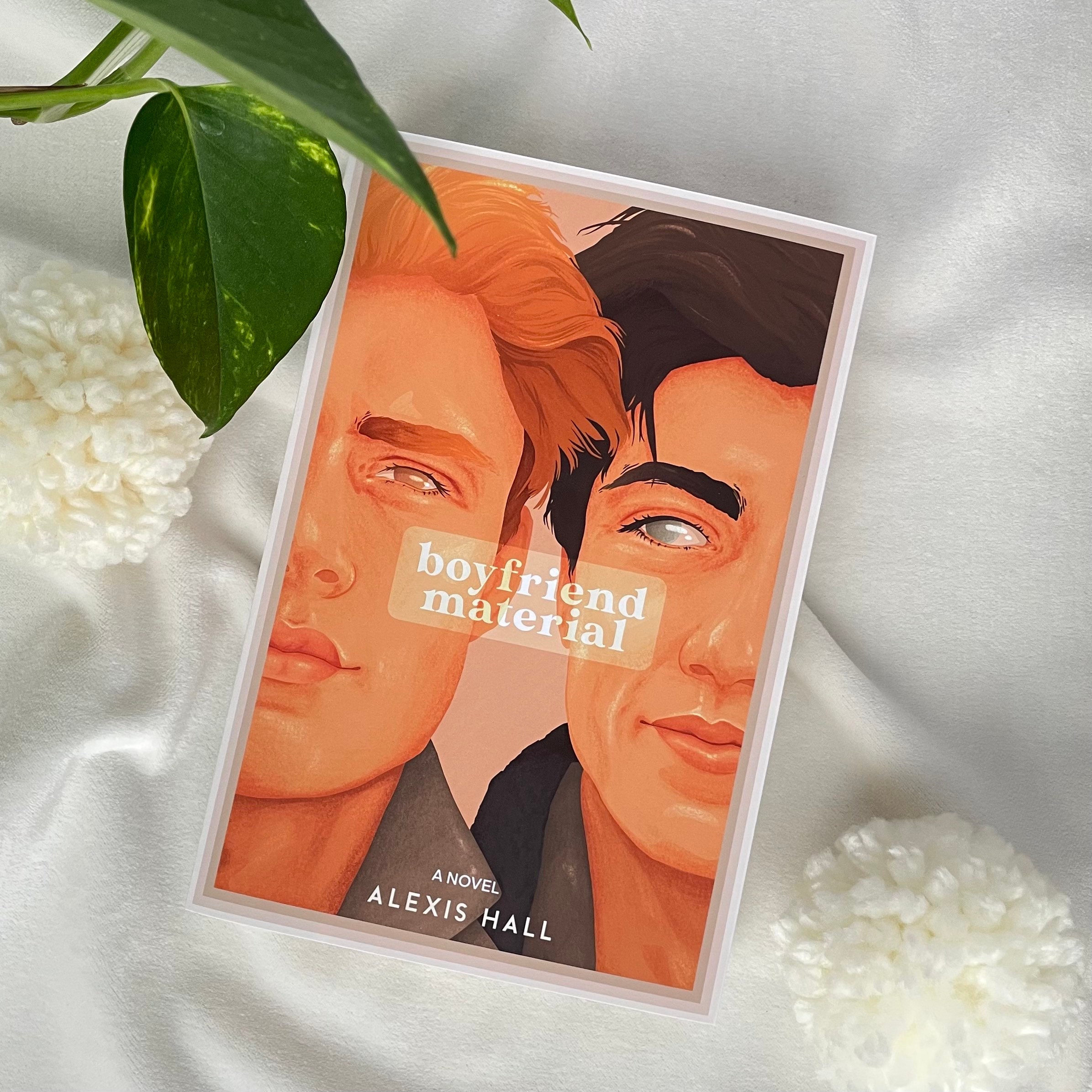 Dustjacket Boyfriend Material Alexis Hall Etsy Australia