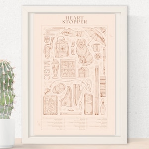 HEARTSTOPPER | Illustration Print | Heartstopper by Alice Oseman