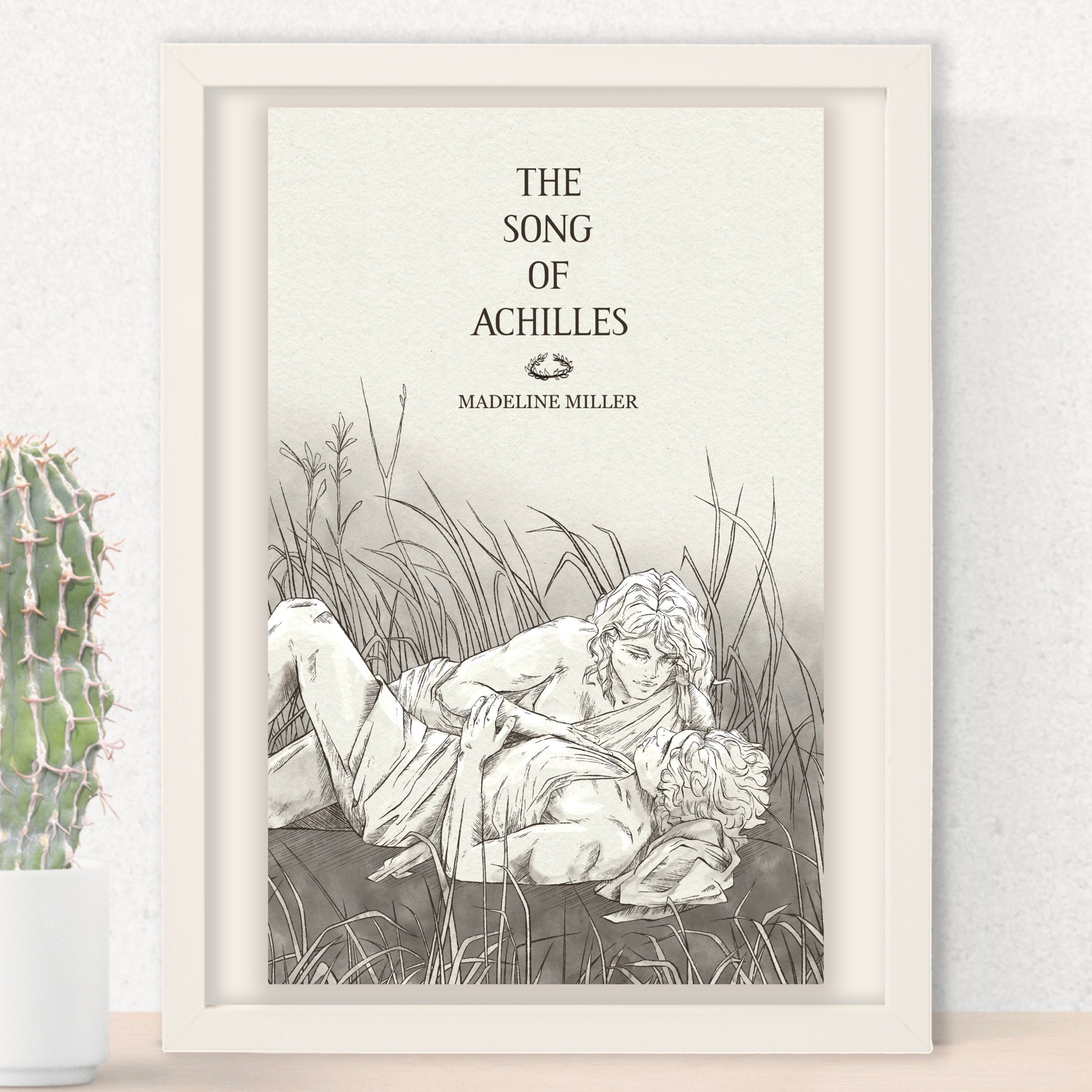 The Song Of Achilles Illustration Print Etsy