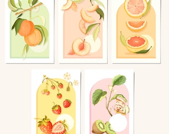 The Fruity Bunch - Set of 5 Postcards