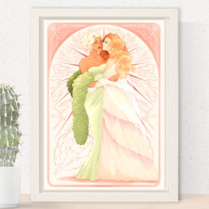 EVELYN & CELIA   |   The Seven Husbands of Evelyn Hugo Illustration | Taylor Jenkins Reid | Illustration