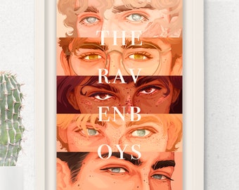 The Raven Boys |   Geïnspireerd op de roman van Maggie Stiefvater |   The Raven Cycles | Illustratie |   Afdrukken